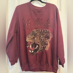Def Leopard Crewneck